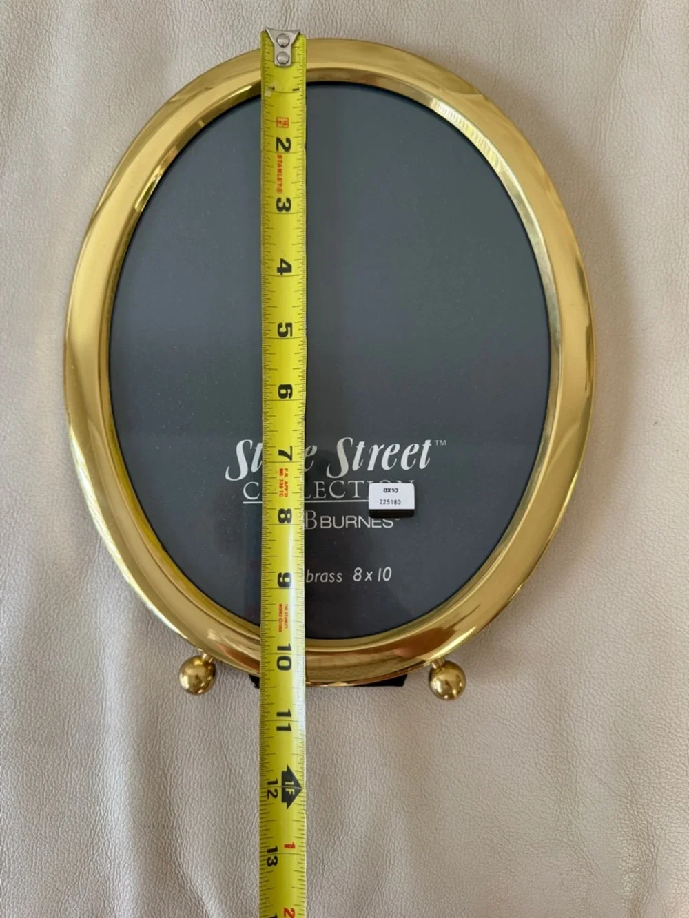 Stanley Gold Oval Brass Photo Frame - Picture 4 of 6